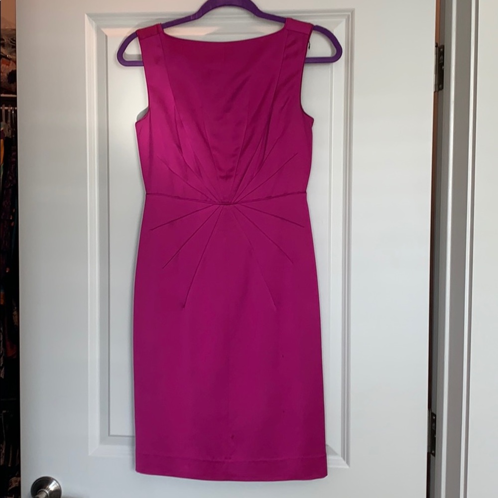 Banana republic Magenta cocktail dress.